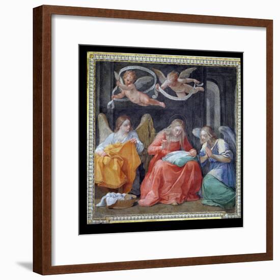 The Virgin Sewing, from the "Cappella Dell'Annunciata" 1610-Guido Reni-Framed Giclee Print