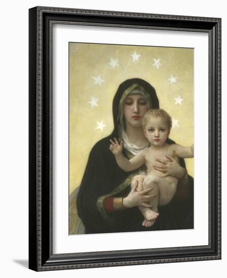 The Virgin With Angels - Detail-William Adolphe Bouguereau-Framed Giclee Print