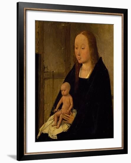 The Virgin with Child, Detail from Adoration of the Magi, 1510-Hieronymus Bosch-Framed Giclee Print