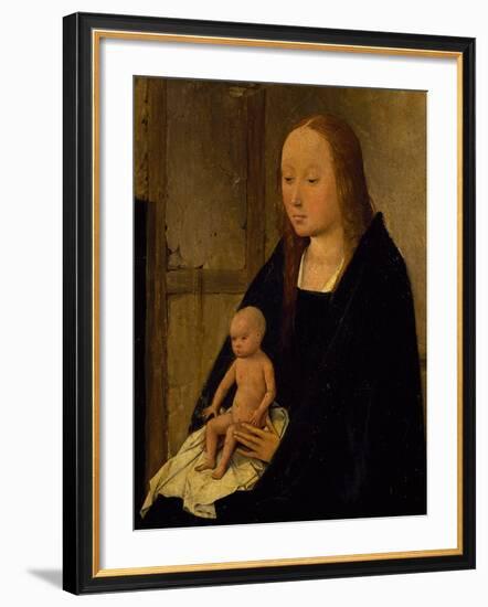 The Virgin with Child, Detail from Adoration of the Magi, 1510-Hieronymus Bosch-Framed Giclee Print