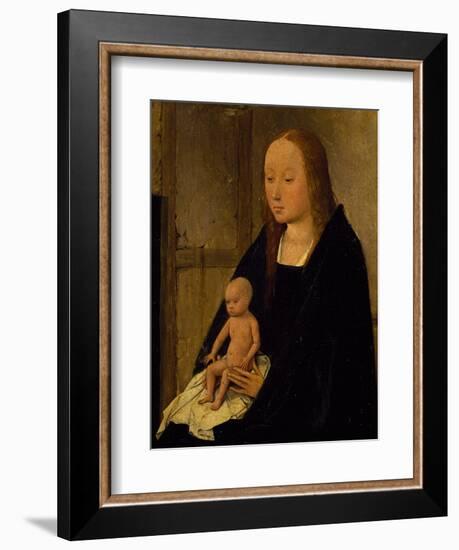 The Virgin with Child, Detail from Adoration of the Magi, 1510-Hieronymus Bosch-Framed Giclee Print