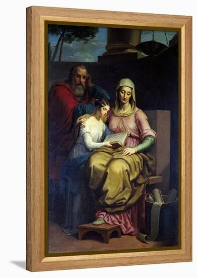 The Virgin with Saints Anne and Joachim, 1840-Peter Jackson-Framed Premier Image Canvas