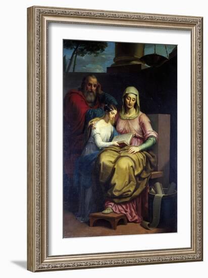 The Virgin with Saints Anne and Joachim, 1840-Peter Jackson-Framed Giclee Print