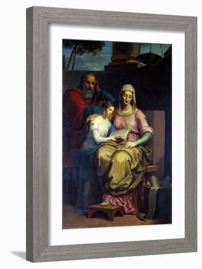 The Virgin with Saints Anne and Joachim, 1840-Peter Jackson-Framed Giclee Print