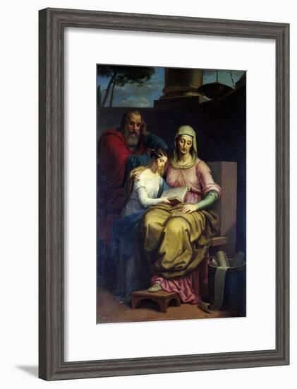 The Virgin with Saints Anne and Joachim, 1840-Peter Jackson-Framed Giclee Print