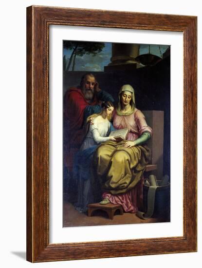 The Virgin with Saints Anne and Joachim, 1840-Peter Jackson-Framed Giclee Print