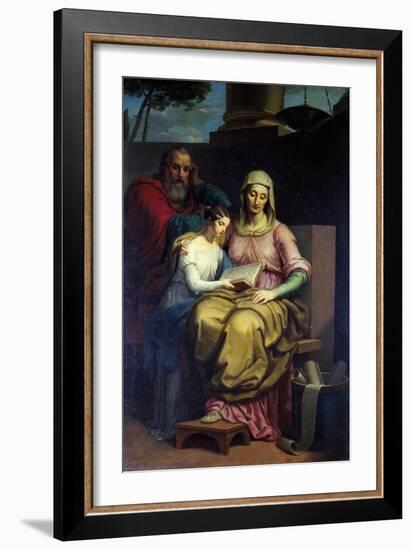 The Virgin with Saints Anne and Joachim, 1840-Peter Jackson-Framed Giclee Print