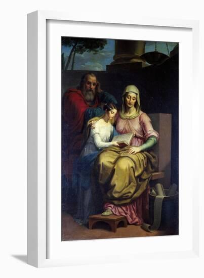 The Virgin with Saints Anne and Joachim, 1840-Peter Jackson-Framed Giclee Print