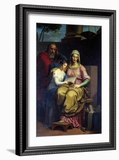 The Virgin with Saints Anne and Joachim, 1840-Peter Jackson-Framed Giclee Print