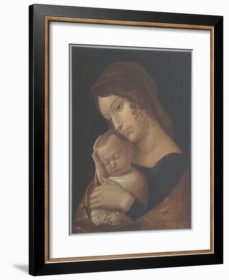 The Virgin with Sleeping Child-Andrea Mantegna-Framed Collectable Print