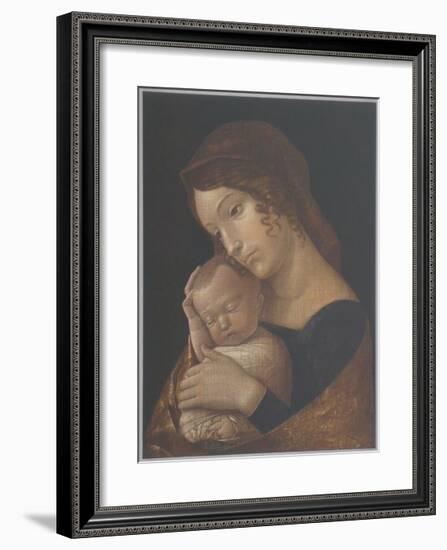 The Virgin with Sleeping Child-Andrea Mantegna-Framed Collectable Print