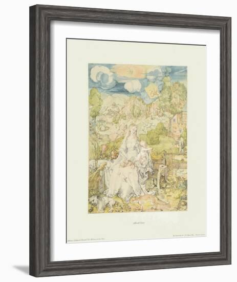 The Virgin with the Animals-Albrecht Dürer-Framed Collectable Print