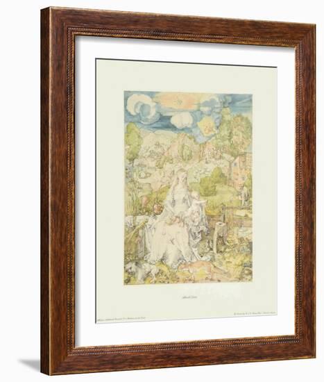 The Virgin with the Animals-Albrecht Dürer-Framed Collectable Print