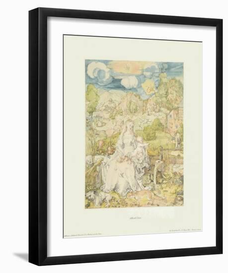 The Virgin with the Animals-Albrecht Dürer-Framed Collectable Print