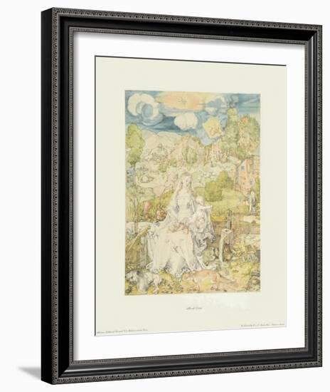 The Virgin with the Animals-Albrecht Dürer-Framed Collectable Print