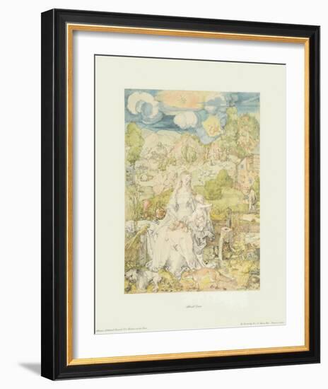 The Virgin with the Animals-Albrecht Dürer-Framed Collectable Print