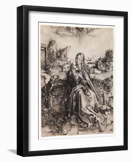 The Virgin with the Butterfly, C.1495-Albrecht Dürer-Framed Giclee Print