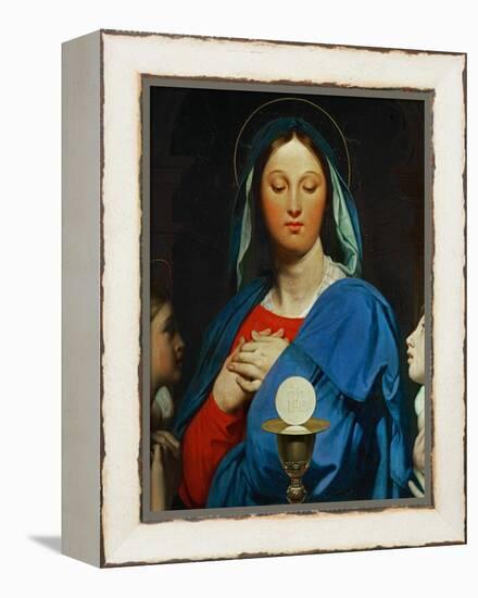 The Virgin with the Eucharist, 1866-Jean-Auguste-Dominique Ingres-Framed Premier Image Canvas