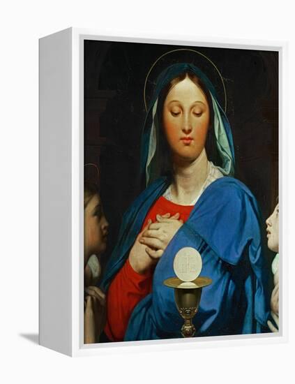 The Virgin with the Eucharist, 1866-Jean-Auguste-Dominique Ingres-Framed Premier Image Canvas