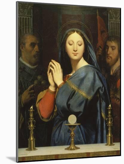 The Virgin with the Host. 1841-Jean Auguste Dominique Ingres-Mounted Giclee Print
