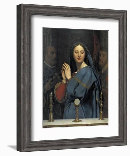 The Virgin with the Host-Jean-Auguste-Dominique Ingres-Framed Premium Giclee Print