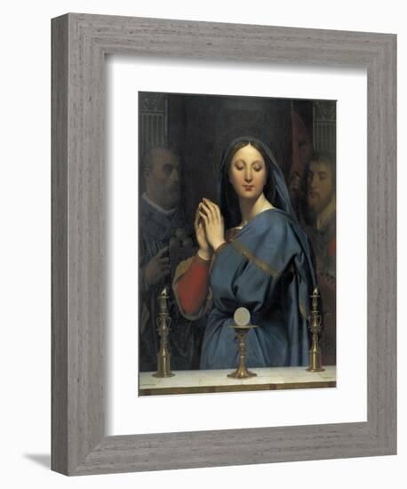 The Virgin with the Host-Jean-Auguste-Dominique Ingres-Framed Premium Giclee Print