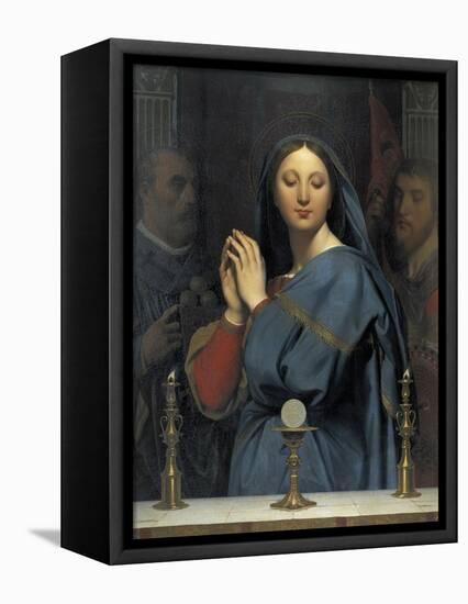 The Virgin with the Host-Jean-Auguste-Dominique Ingres-Framed Stretched Canvas