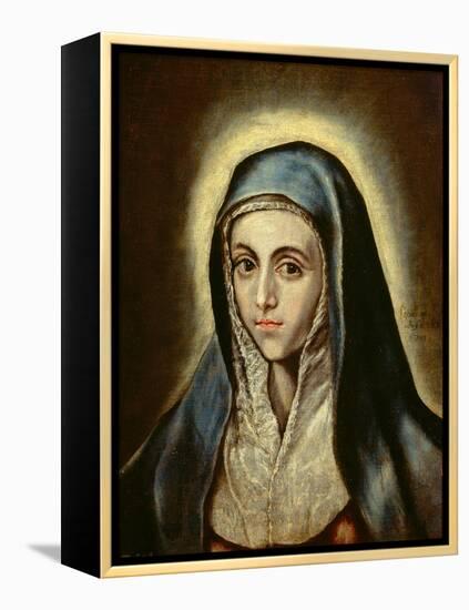 The Virgin-El Greco-Framed Premier Image Canvas