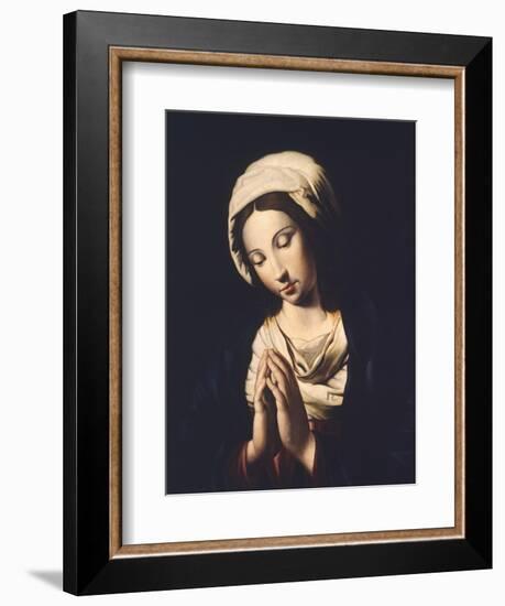 The Virgin-Giovanni Battista Salvi da Sassoferrato-Framed Giclee Print