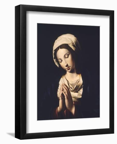 The Virgin-Giovanni Battista Salvi da Sassoferrato-Framed Giclee Print