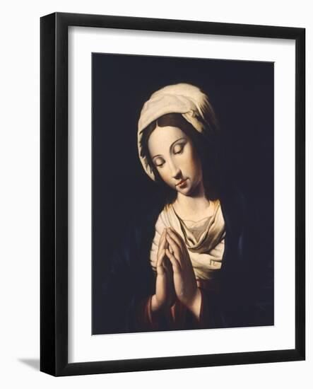 The Virgin-Giovanni Battista Salvi da Sassoferrato-Framed Giclee Print