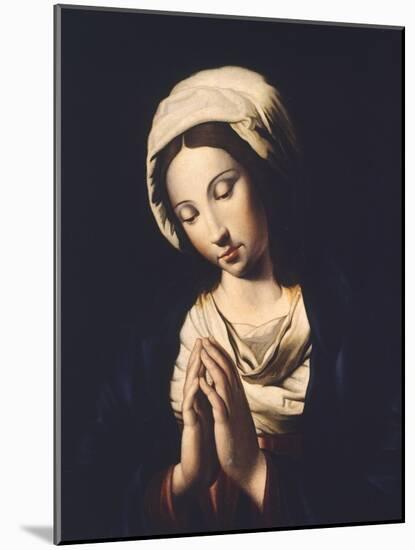 The Virgin-Giovanni Battista Salvi da Sassoferrato-Mounted Giclee Print