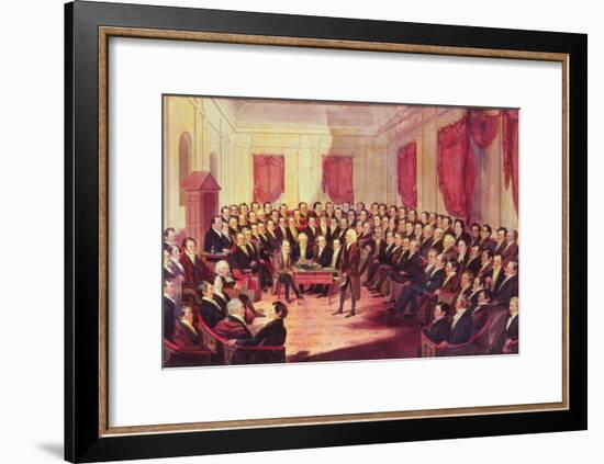 The Virginia Constitutional Convention, 1830-George Catlin-Framed Giclee Print