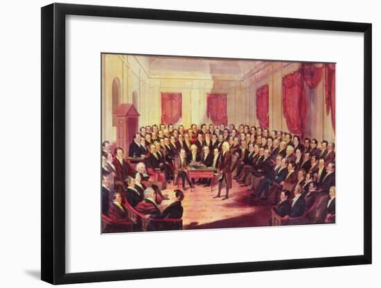 The Virginia Constitutional Convention, 1830-George Catlin-Framed Giclee Print