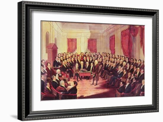 The Virginia Constitutional Convention, 1830-George Catlin-Framed Giclee Print