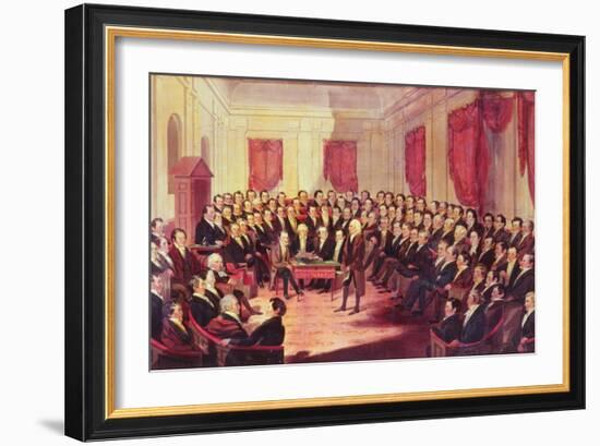 The Virginia Constitutional Convention, 1830-George Catlin-Framed Giclee Print