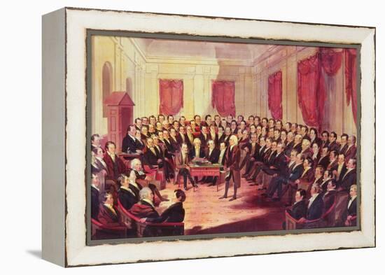 The Virginia Constitutional Convention, 1830-George Catlin-Framed Premier Image Canvas