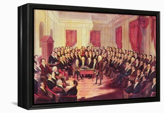 The Virginia Constitutional Convention, 1830-George Catlin-Framed Premier Image Canvas