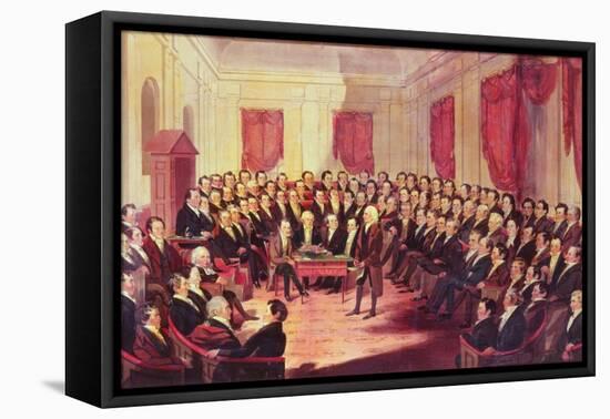 The Virginia Constitutional Convention, 1830-George Catlin-Framed Premier Image Canvas