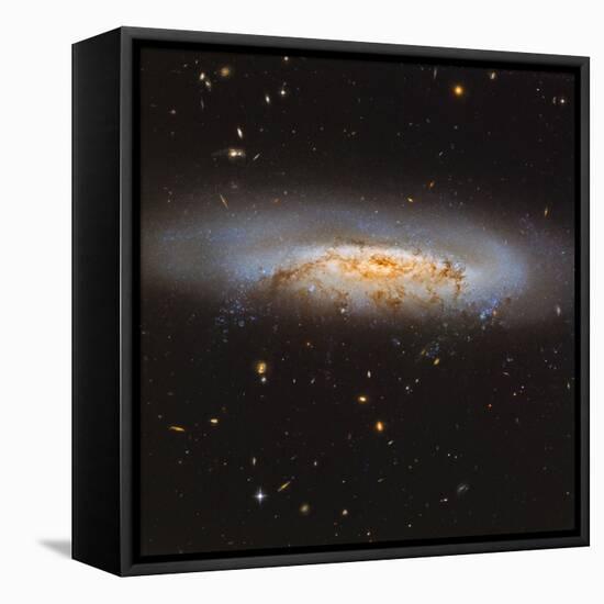 The Virgo Cluster Galaxy NGC 4522-null-Framed Premier Image Canvas