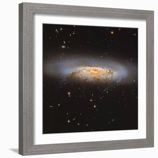 The Virgo Cluster Galaxy NGC 4522-null-Framed Photographic Print