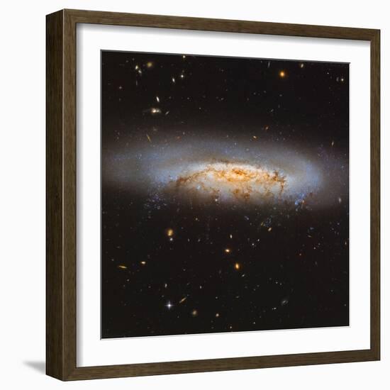 The Virgo Cluster Galaxy NGC 4522-null-Framed Photographic Print