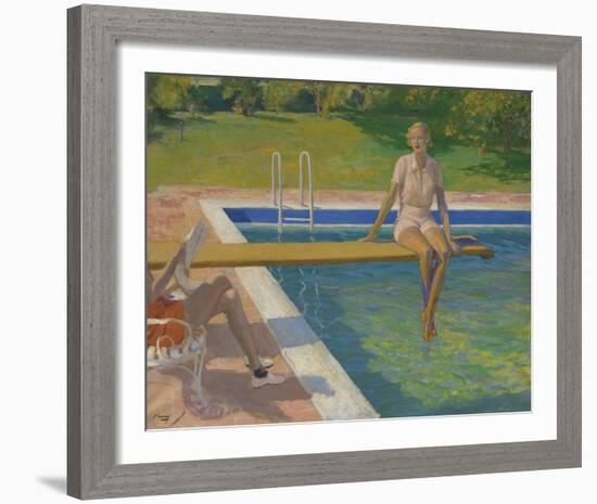 The Viscountess Castlerosse, Palm Springs-Sir John Lavery-Framed Giclee Print