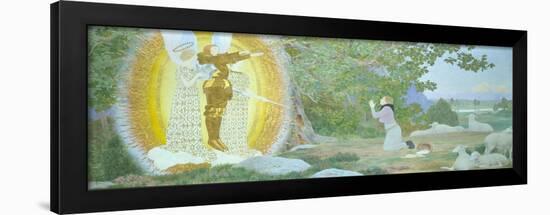 The Vision and Inspiration, from Joan of Arc Series A, 1911-Louis Maurice Boutet De Monvel-Framed Giclee Print