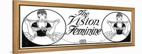 The Vision Feminine-Hill Clarke-Framed Stretched Canvas