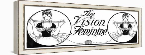 The Vision Feminine-Hill Clarke-Framed Stretched Canvas