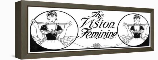 The Vision Feminine-Hill Clarke-Framed Stretched Canvas