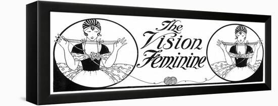 The Vision Feminine-Hill Clarke-Framed Stretched Canvas