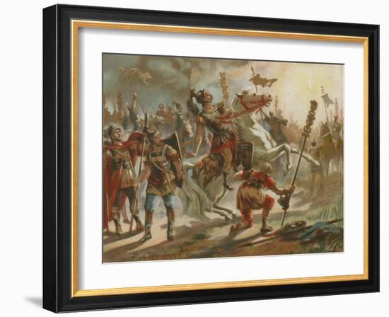 The Vision of Constantine-null-Framed Giclee Print