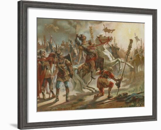 The Vision of Constantine-null-Framed Giclee Print